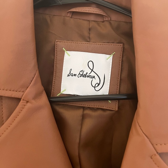 Sam Edelman new leather jacket. No tags, has never been worn-Perfect condition - Picture 3 of 4